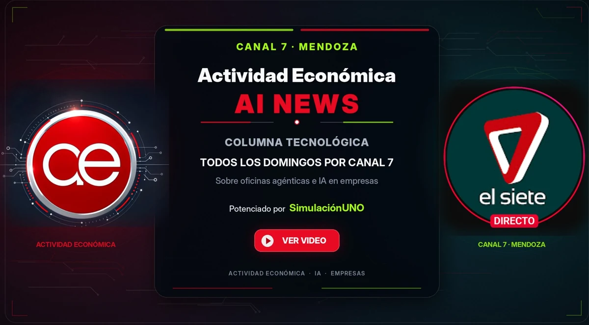 Actividad Económica AI News por Canal 7 Mendoza, columna tecnológica todos los domingos